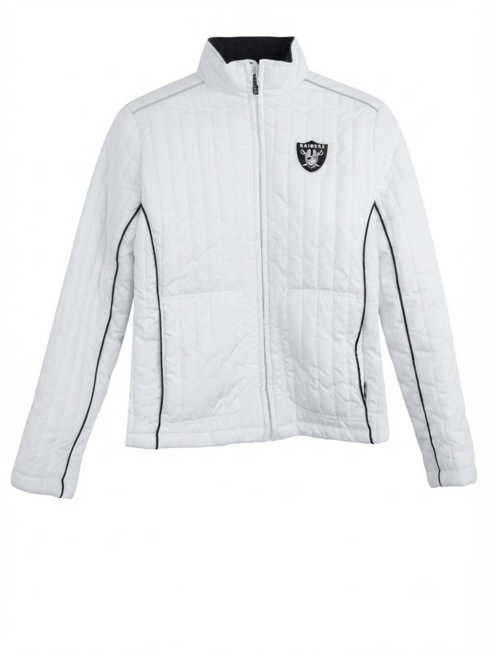 NFL Oakland Raiders Vintage Quilted Full-Zip Puffer Jacket